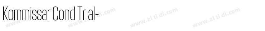 Kommissar Cond Trial字体转换